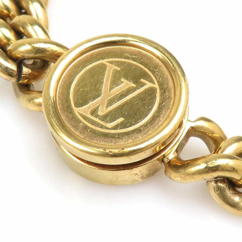 LOUIS VUITTON Gold Charm Bracelet - Picture 6 of 13